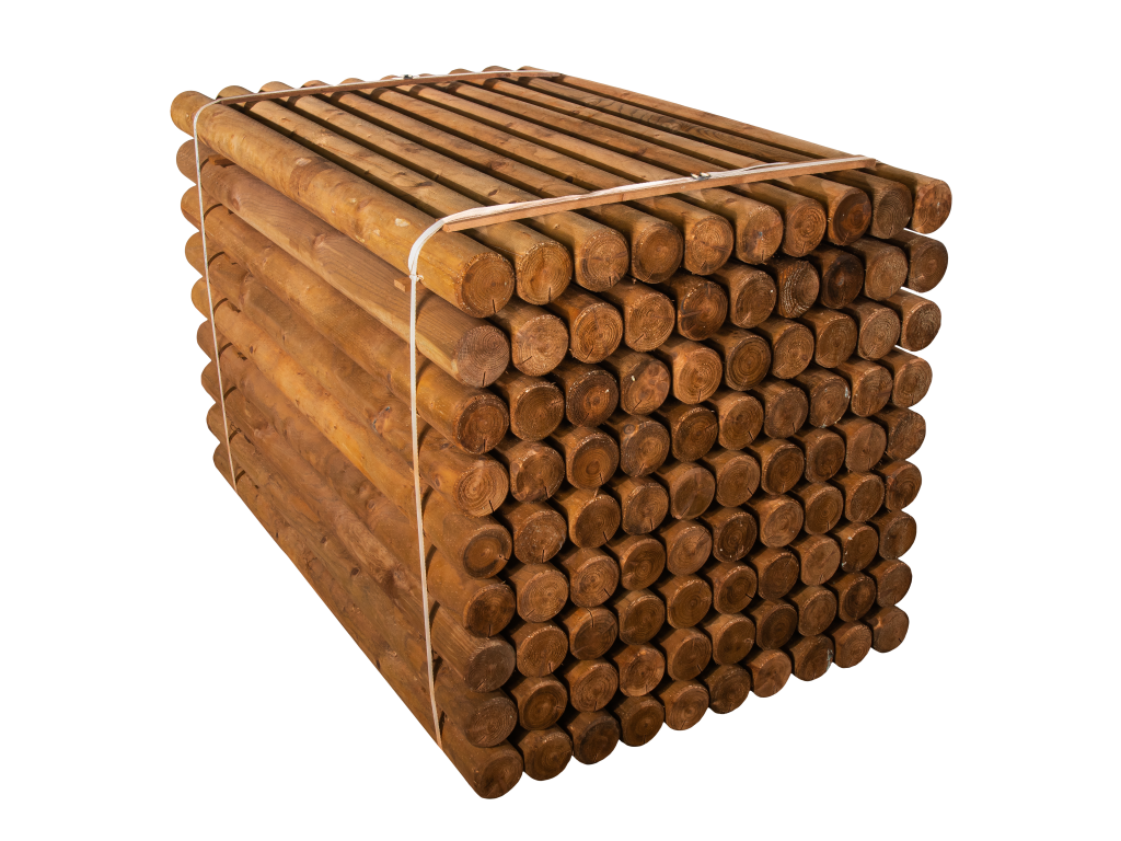 Dřevěná kulatina - dl. 150 cm, prům. 14 cm