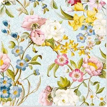 prostírání Easy Life - korkové podložky Spring Festival 10,5x10,5 cm, 6 ks