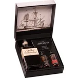 Litchquor Gold of Mauritius Dark rum + 2x 0,05l mini 40% 0,7l (dárkové balení)