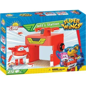 Stavebnice COBI COBI 25133 SUPER WINGS Světoběžník Jett a jeho hangár