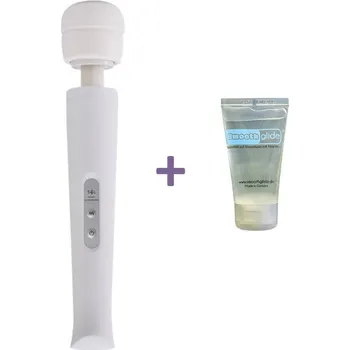 Vibrátor AKCE ZDARMA DÁREK - Luxusní bílá masážní hlavice - Magic Massager Wand v2.0 k dosažení orgasmu