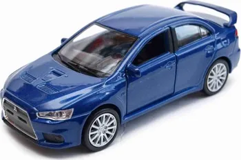 autíčko Welly Mitsubishi Lancer Evolution X 1:34-39 modré