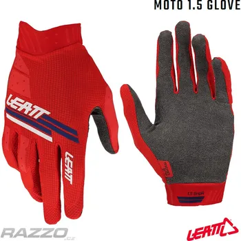 Rukavice Dětské rukavice Leatt Moto 1.5 Glove Junior Red 2022 KXS