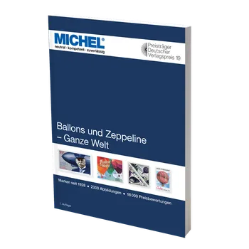 Poštovní známka Balóny a Zeppeliny / Ballons und Zeppeline – celý svět 2020 MICHEL katalog