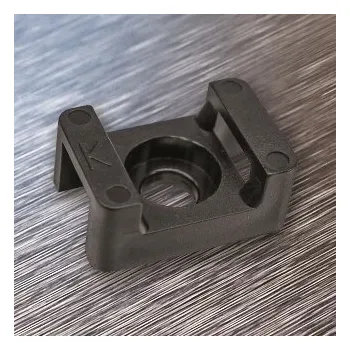 kabelová chránička WAPRO HC-2 černé kabelové sedlo - příchytka 23x16 mm pro stahovací pásky /KSD-2316B/