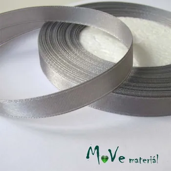 Stuha Stuha atlasová jednolící 9mm, 1m šedá