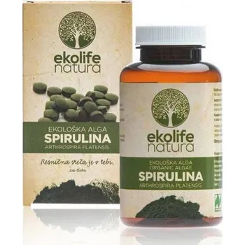 Přírodní produkt Ekolife Natura Eko Spirulina Organics 500 mg 240 tbl.