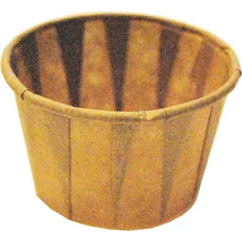 Jednorázové nádobí Košíček papírový kraft na pečení EKO 6,9x 4cm/100ks