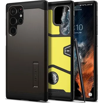 Pouzdro na mobilní telefon Spigen Tough Armor pro Samsung Galaxy S22 Ultra