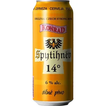 Pivo Konrád Vratislavice Spytihněv 14° - 0,5l plech