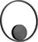 REDO GROUP Orbit nástěnné svítidlo 1xLED 28 W, černé