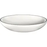 Talíř s proužkem na těstoviny/polévku 22 cm A TABLE LIGNE NOIR ASA Selection - bílý bílá