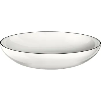 Talíř Talíř s proužkem na těstoviny/polévku 22 cm A TABLE LIGNE NOIR ASA Selection - bílý bílá