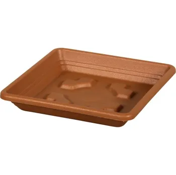 Podmiska Podmiska pod květník QUADRATO plastová teracota velikost misky: 38x38 cm