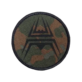 ANAREUS ANAREUS kulatý patch SPIDER na suchý zip - Flecktarn