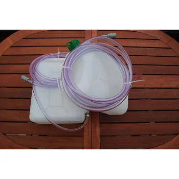 Kanystr Doplňovací nádoba na destilovanou vodu systému Aquamatic 20l, bez indikátoru průtoku (Kanystr 20l ,hadička 10mm 4m, rychlospojka BFS )