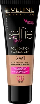 Make-up EVELINE COSMETICS Selfie Time make-up a korektor 2v1 30 ml 06 Honey