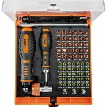 Bit Neo Tools 06-115 sada bitů s rukojetí 73 ks