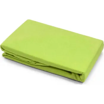 Prostěradlo Prostěradlo bavlna s gumkou 160/80 cm - zelená