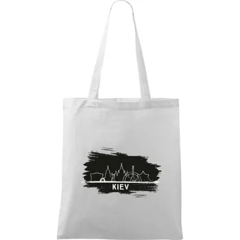 Kiev - Silueta - Taška bavlněná - 42 x 38 cm ( Bílá )