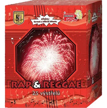 Zábavní pyrotechnika Pyro Moravia Kompakt Rap & Reggae 25 ran - 30mm
