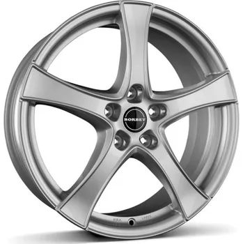 Alu kolo Alu disk Borbet F2 6.5x17, 5x112, 66.6, ET44 brilliant silver