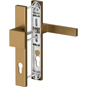 Dveřní kování ROTO Klika-koule DUBLIN úzký štítek 37 mm Barva/Povrchová úprava: F4 bronz/pískovaný povrch