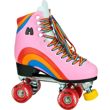 Kolečkové brusle Riedell - Moxi Rainbow Rider - Pink Heart - trekové brusle Velikost (brusle): 42