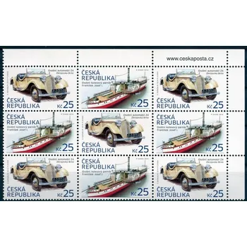 Poštovní známka Česká pošta (2014) č. 810 - 811 **, 9-bl - Česká republika - Historické dopravní prostředky