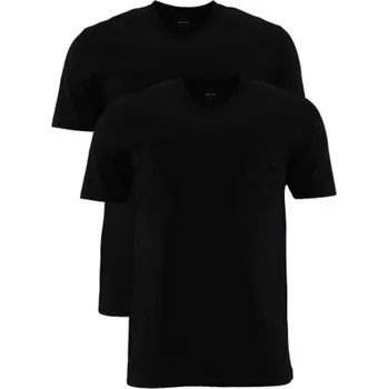 Pánská košile Marvelis pánské spodní triko 2 kusy s výstřihem do V 2817 00 68 Černá M