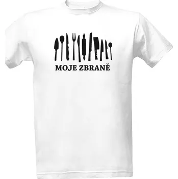 Pánská móda Tričko s potiskem Moje zbraně pánské