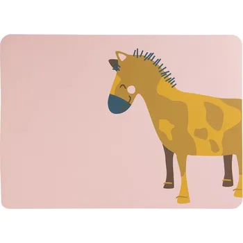 prostírání Dětské prostírání s koněm 33x46 cm KIDS ASA Selection růžová