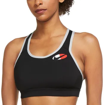 Souprava dámského spodního prádla Podprsenka Nike W NK DF IMPCT CB LOGO BRA dd0432-010 Velikost XS