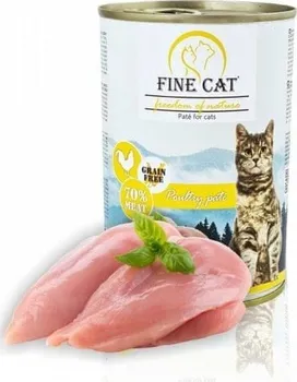 Krmivo pro kočku FINE CAT Fon drůbeží 400 g
