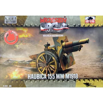 Plastikový model 1/72 155 mm Howitzer M1918