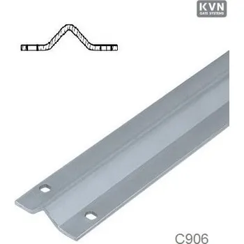 Pohon brány Vodicí profil `V` pro posuvné brány, pozinkovaný i po hranách, v délkách 1m, 2m, 3m nebo 6m, cena za 1 metr - Vodicí profil `V` pro posuvné brány, pozinkovaný i po hranách, délka 1m, cena za 1 metr