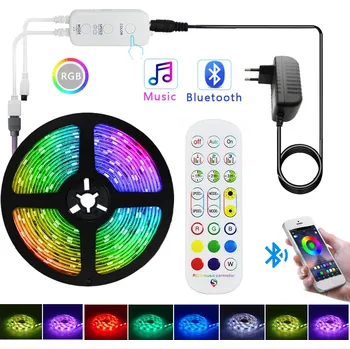LED páska Lighting 5005/B LED pásek RGB Bluetooth Komplet IP65 5 metrů (Voděodolný pásek 5metrů multicolor)