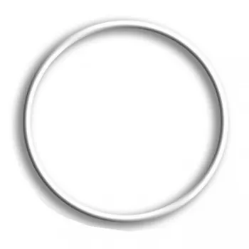 Lapač snů Rayher Hobby Drátěný kruh na lapač snů 22 cm bílý