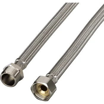 Praní a péče o prádlo Xavax prodlužovací přívodní hadice, zesílená, nerezová, 1 m, balené v PE sáčku