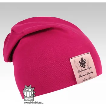 Čepice Bavlněná čepice Dráče - Pastels 10, malinová Barva: Růžová, Velikost: 54-56