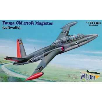 Plastikový model Valom 1/72 Fouga CM.170R Magister (Luftwaffe)
