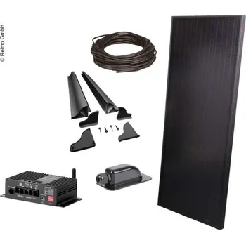 Příslušenství ke karavanu Carbest Solární set 100W Full Black do obytného auta či karavanu