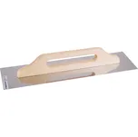 FESTA 31081 Hladítko nerezové, 500x130mm, rovné, dřev. rukojeť