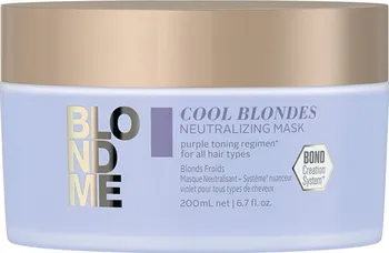 Vlasová regenerace Schwarzkopf Professional BlondMe Cool Blondes maska na vlasy 200 ml