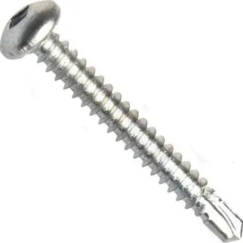 Spojovací materiál Din 7504-n šroub samovrtný, půlkulatá hlava, drážka square, nerez a2, 5.5x73