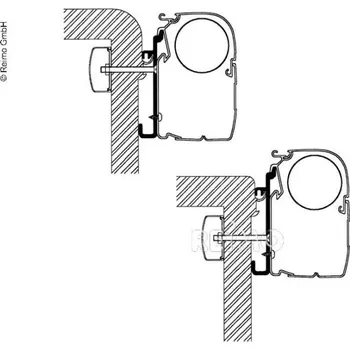 Thule Adaptér TO5200/8000/4900 Rapido 9 - 4ks