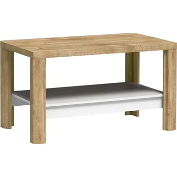 Konferenční stolek LIVINIO | konferenční stolek L-13 | 110x63 cm | ribbeck/bílá lesk