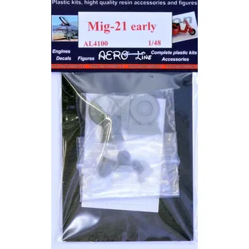 Plastikový model Plusmodel 1/48 MiG-21 early - wheels