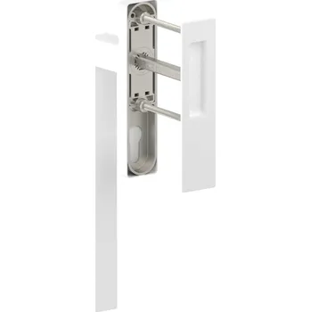 Dveřní kování ROTO Klika pro HS dveře DUBLIN Barva/Povrchová úprava: Bílá RAL 9016/matný povrch