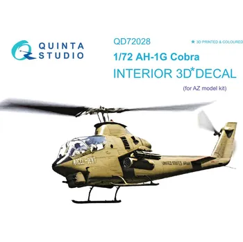 Plastikový model 1/72 AH-1G 3D-Print&col.Interior (AZ)
